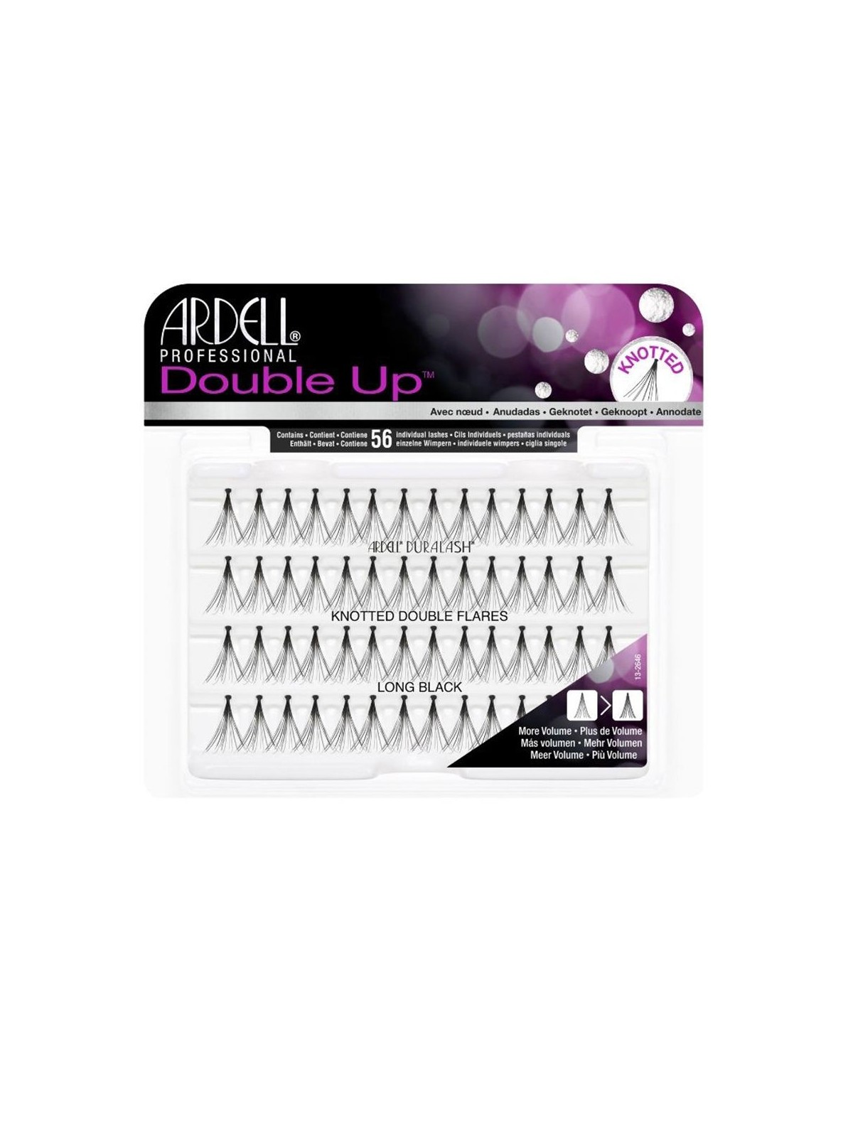 Ardell ARDELL individui DOUBLE UP annodato double fiamme N.nero lungo 56 u Unisex