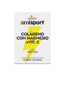 Ana Maria Lajusticia COLLAGENE CON MAGNESIO + VIT.C sapore fragola 20 bastoncini Unisex