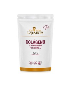 Ana Maria Lajusticia collagene con magnesio + vitamina C polvere N.strawberry 350 gr Unisex