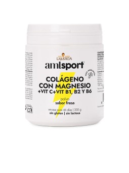Ana Maria Lajusticia collagene con magnesio + VIT.C + VIT.B1.B2.B6 fragola gusto pol 350 gr Unisex