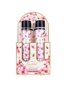 Accentra Cherry Blossom Essential Botanicals Body Care Set - Dárková sada ve zkumavkách donna