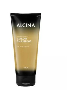 Alcina Color Shampoo Gold - Tónovací šampon pro blond vlasy 200ml donna