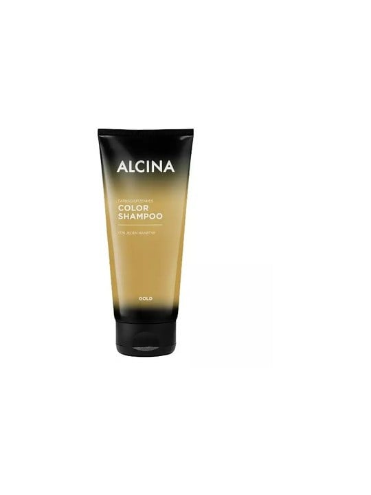 Alcina Color Shampoo Gold - Tónovací šampon pro blond vlasy 200ml donna
