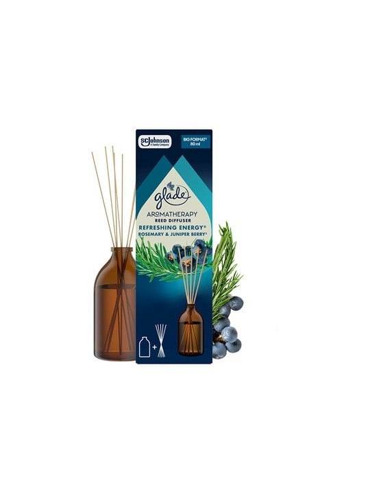 Glade Aromatherapy Reeds Refreshing Energy - Tyčinkový difuzér 80ml donna