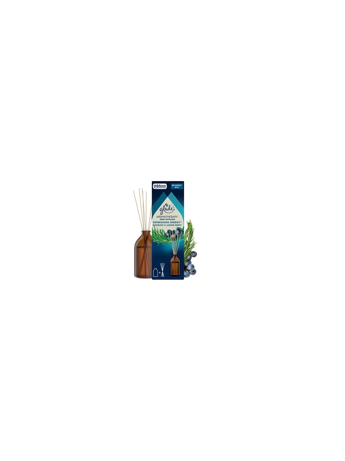 Glade Aromatherapy Reeds Refreshing Energy - Tyčinkový difuzér 80ml donna