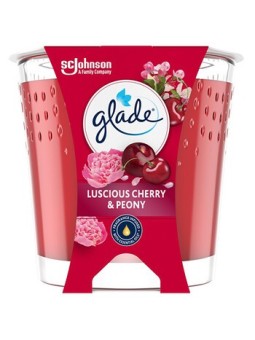 Glade Luscious Cherry & Peony Candle - Vonná svíčka 204.0g donna
