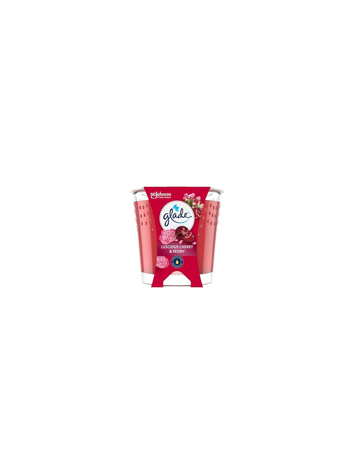 Glade Luscious Cherry & Peony Candle - Vonná svíčka 204.0g donna
