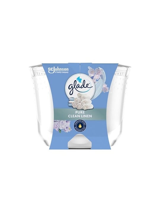 Glade Pure Clean Linen Candle - Vonná svíčka 204.0g donna
