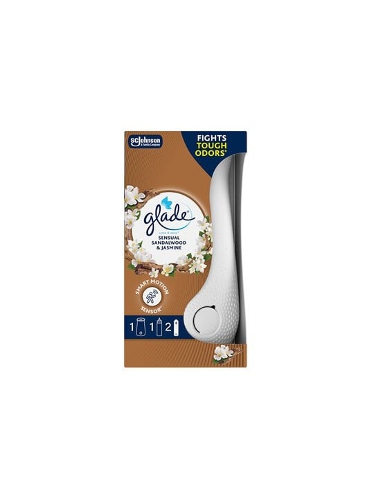 Glade Sense & Spray + náplň Sensual Sandalwood & Jasmin - Automatický osvěžovač vzduchu 18ml donna
