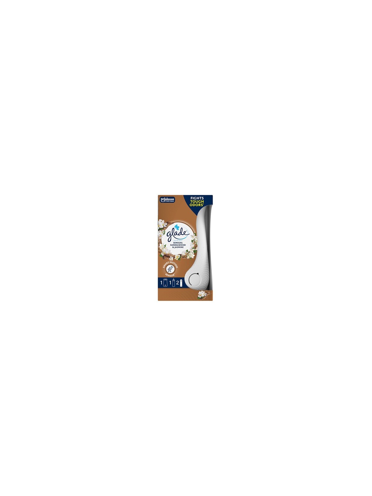Glade Sense & Spray + náplň Sensual Sandalwood & Jasmin - Automatický osvěžovač vzduchu 18ml donna