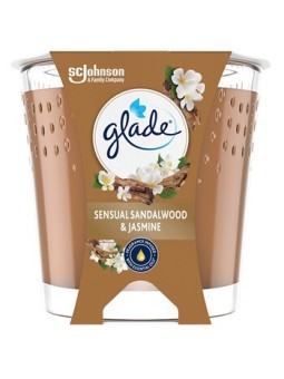Glade Sensual Sandalwood & Jasmine Candle - Vonná svíčka ve skle 112.0g donna