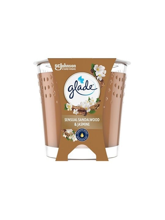 Glade Sensual Sandalwood & Jasmine Candle - Vonná svíčka ve skle 112.0g donna
