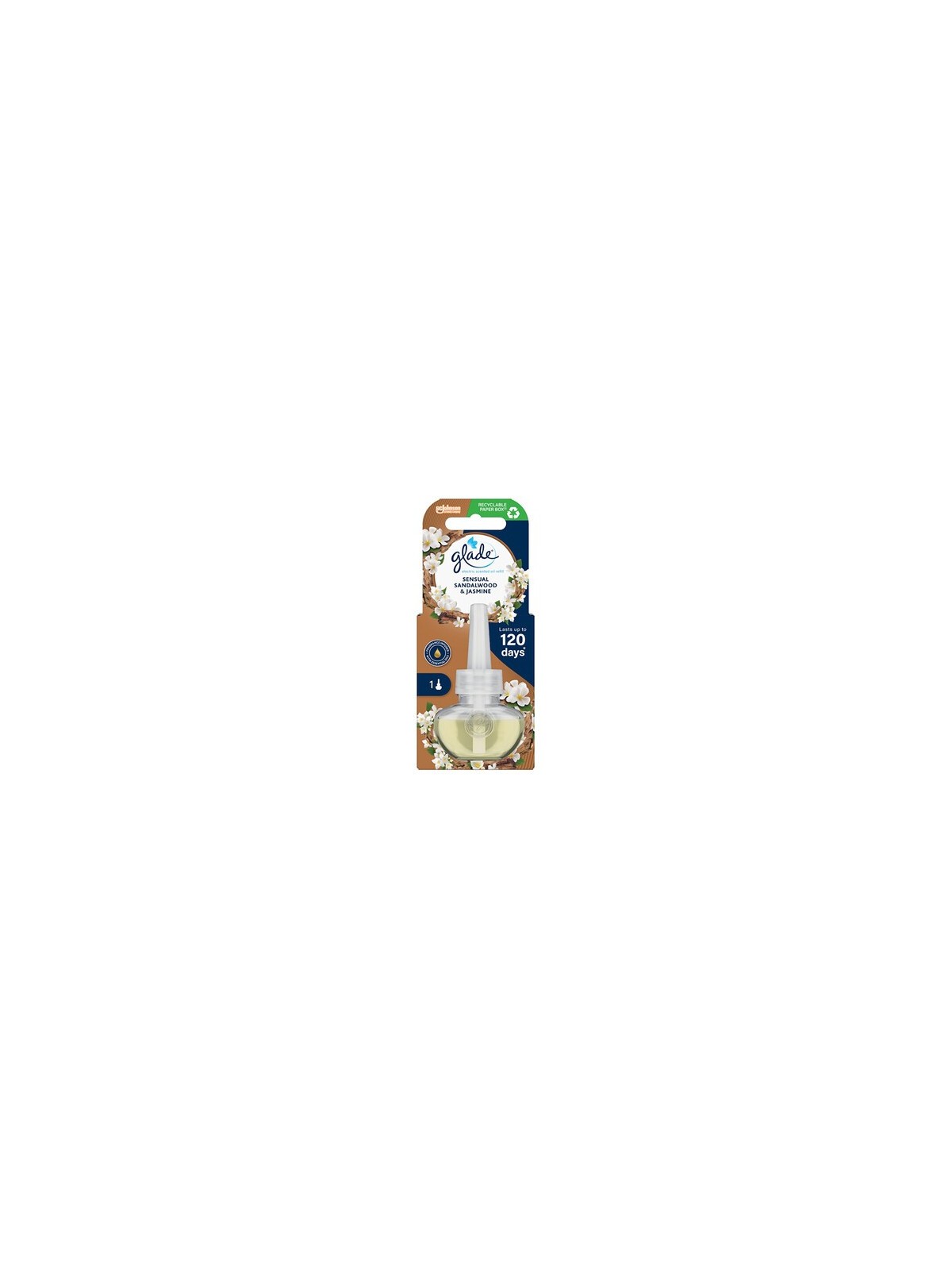 Glade Sensual Sandalwood & Jasmine Refill - Náplň do elektrického osvěžovače vzduchu 20ml donna