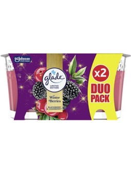 Glade Winter Berries Duo Candle - Sada vonných svíček 112.0g donna