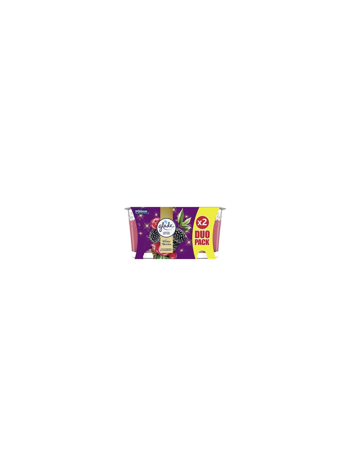 Glade Winter Berries Duo Candle - Sada vonných svíček 112.0g donna
