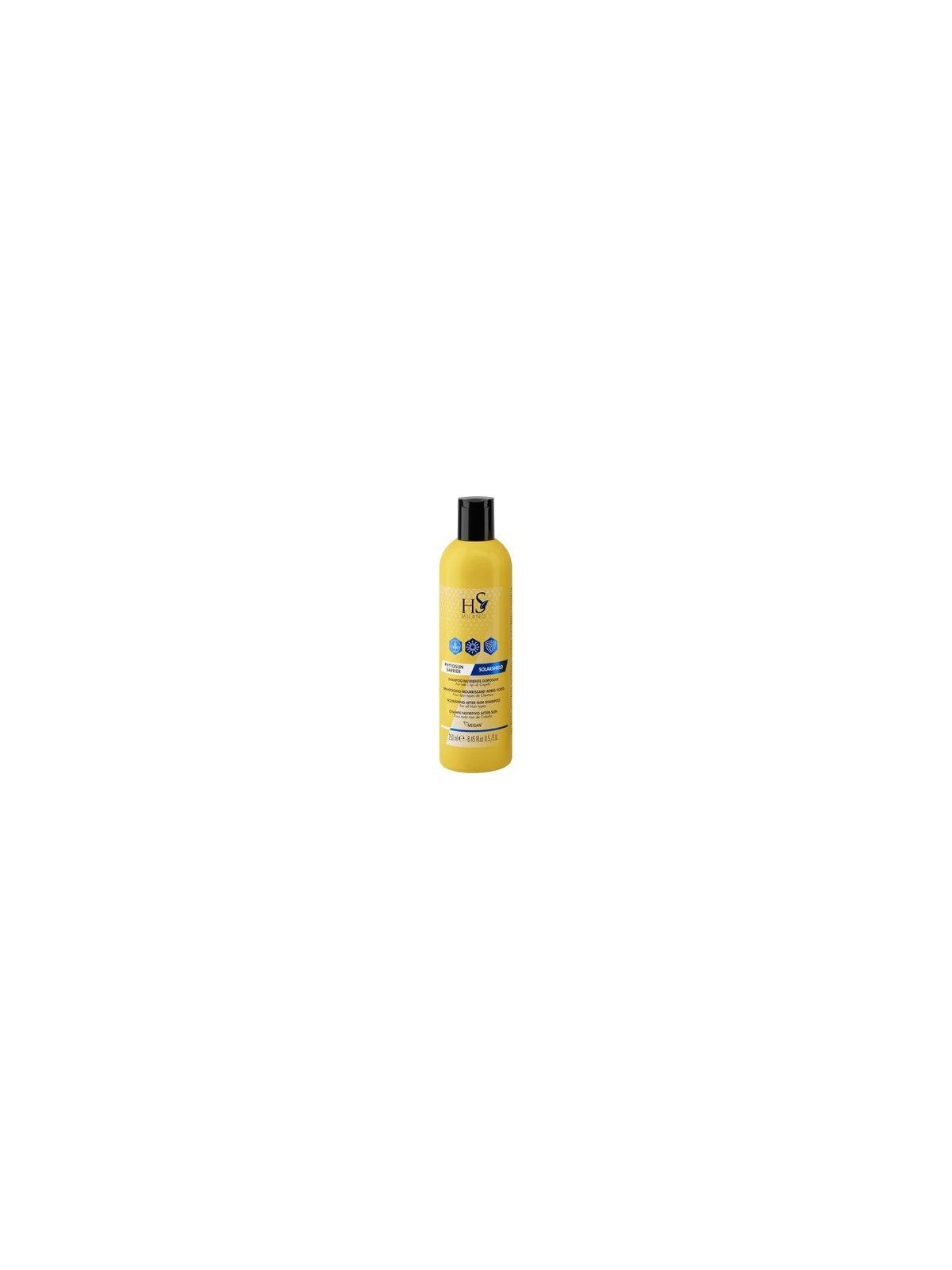 HS Milano Phytosun Barrier Nourishing After-Sun Shampoo - Čisticí regenerační šampon po opalování 250ml unisex