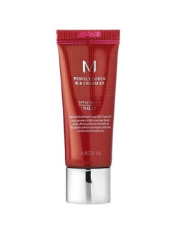 Missha M Perfect Cover BB Cream EX SPF 42 PA+++ 20ml donna No.25 Warm Beige