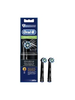 Oral B Cross Action EB50 Black - Replacement brush heads 2.0ks donna