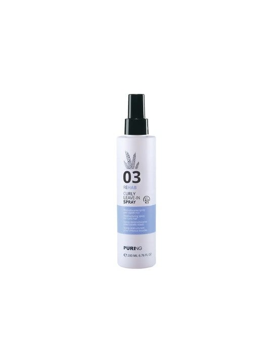 Puring 03 Rehab Curly Leave-In Spray - Bezoplachový sprej 200ml unisex