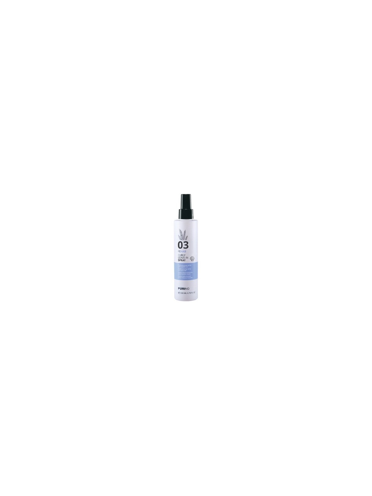 Puring 03 Rehab Curly Leave-In Spray - Bezoplachový sprej 200ml unisex