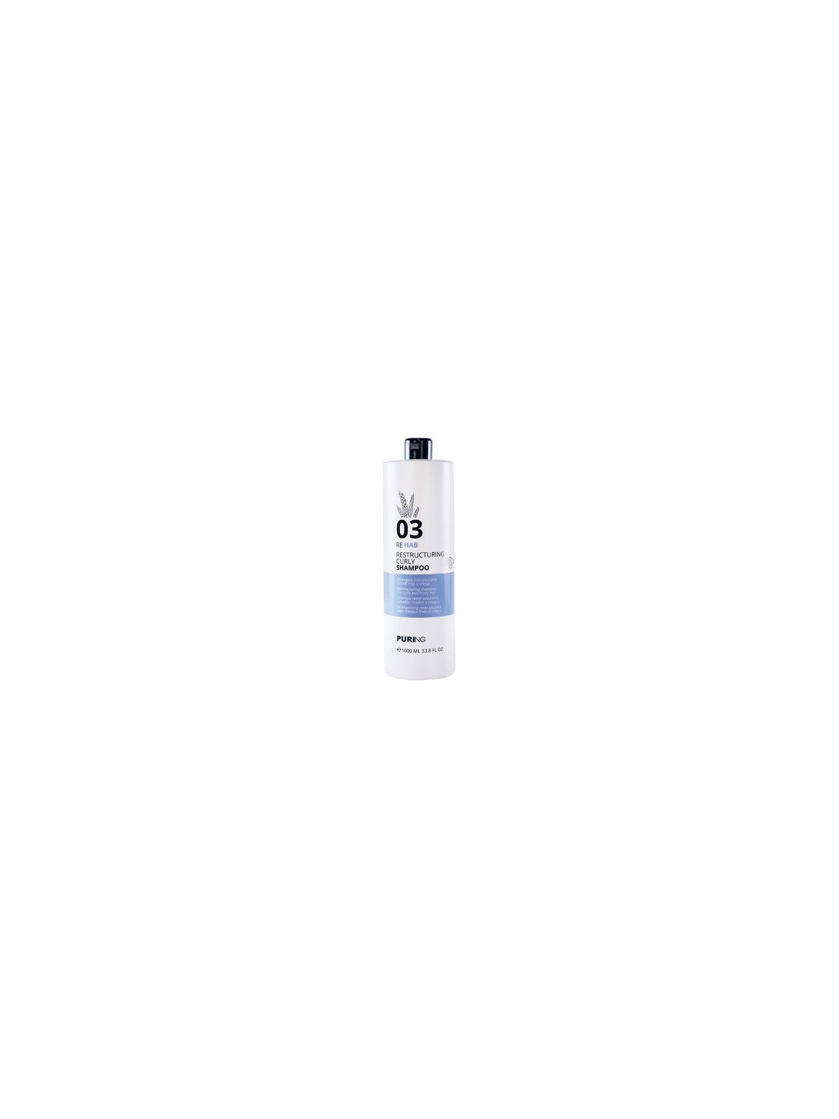 Puring 03 Rehab Restructuring Curly Shampoo - Restrukturalizační šampon pro kudrnaté a krepaté vlasy 1000ml unisex