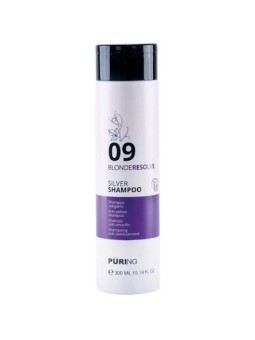 Puring 09 BlondeResolve Silver Shampoo - Neutralizační šampon pro blond, šedé a odbarvené vlasy 1000ml unisex
