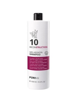 Puring 10 Reconstruction Veg-Keratin Shampoo - Regenerační šampon 1000ml unisex
