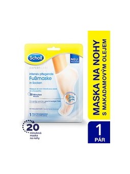 Scholl Pedi Mask Expert Care Foot Mask - Nourishing foot mask with macadam oil unisex