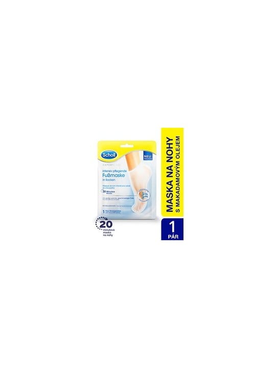 Scholl Pedi Mask Expert Care Foot Mask - Nourishing foot mask with macadam oil unisex