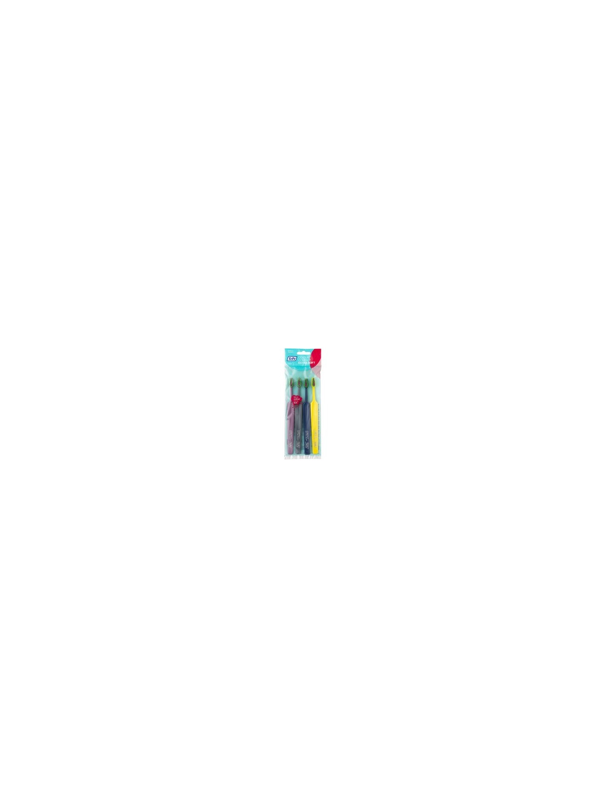 TePe Color Compact (extra soft) - Toothbrush in a bag (4 pcs) donna