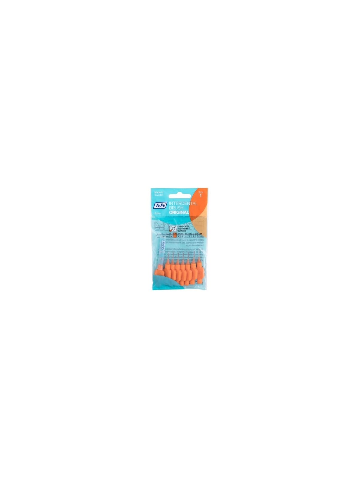 TePe Interdental Brush Normal (0.45 mm orange ) - interdental toothbrushes 6.0ks donna