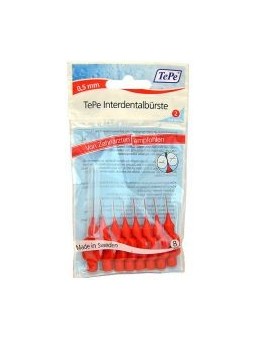 TePe Interdental Brush Normal (0.5 mm red ) - interdental toothbrushes 6.0ks donna