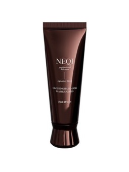 NEQI marrone scuro lucidante maschera - maschera per tmavé capelli 120ml donna