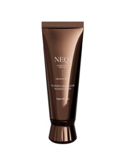 NEQI lucidante maschera marrone chiaro - maschera per světle marrone capelli 120ml donna