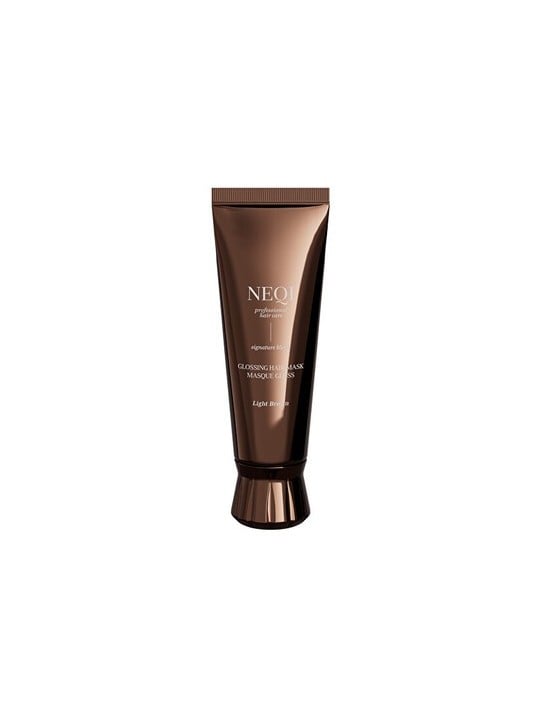 NEQI lucidante maschera marrone chiaro - maschera per světle marrone capelli 120ml donna