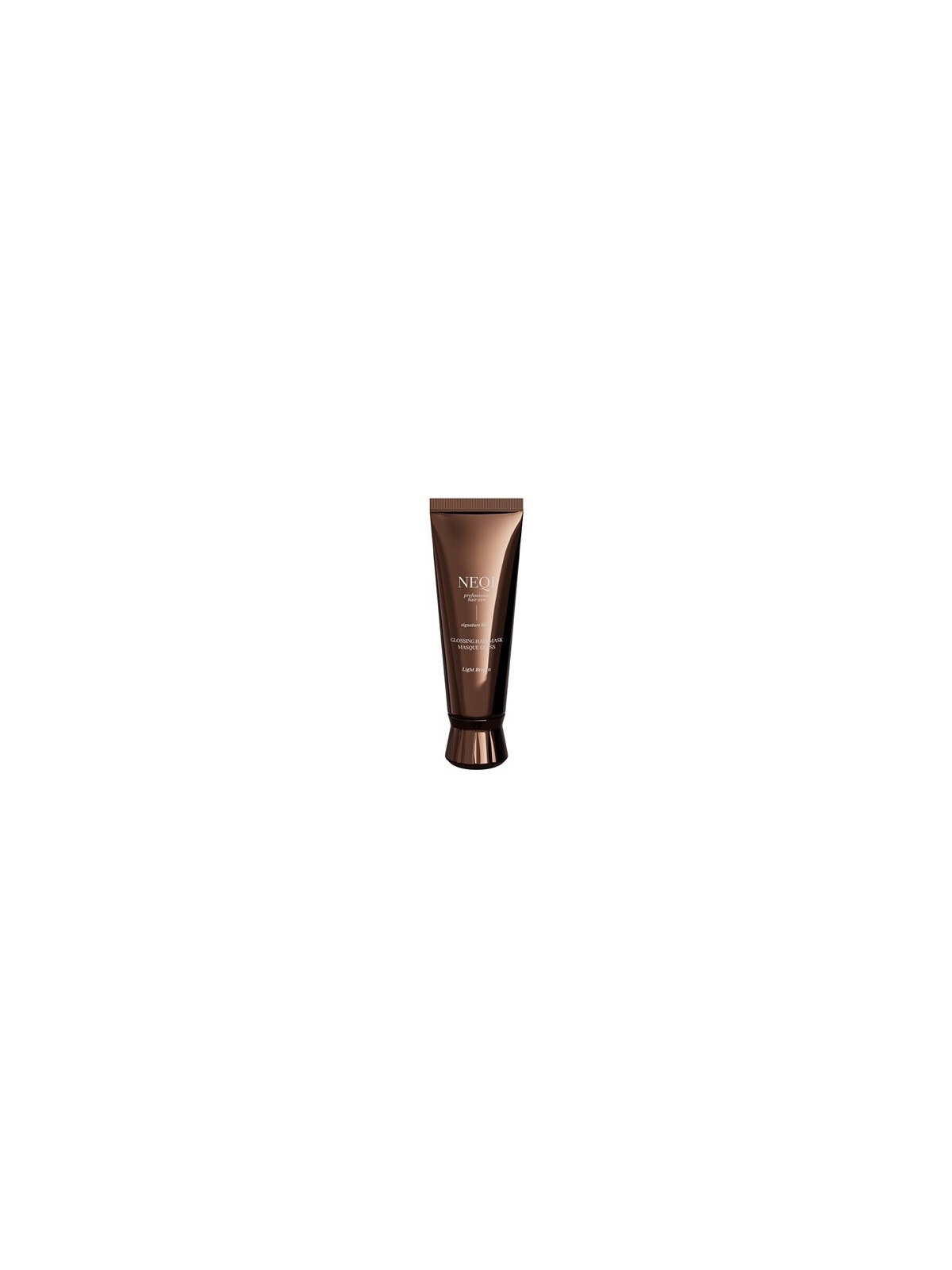 NEQI lucidante maschera marrone chiaro - maschera per světle marrone capelli 120ml donna