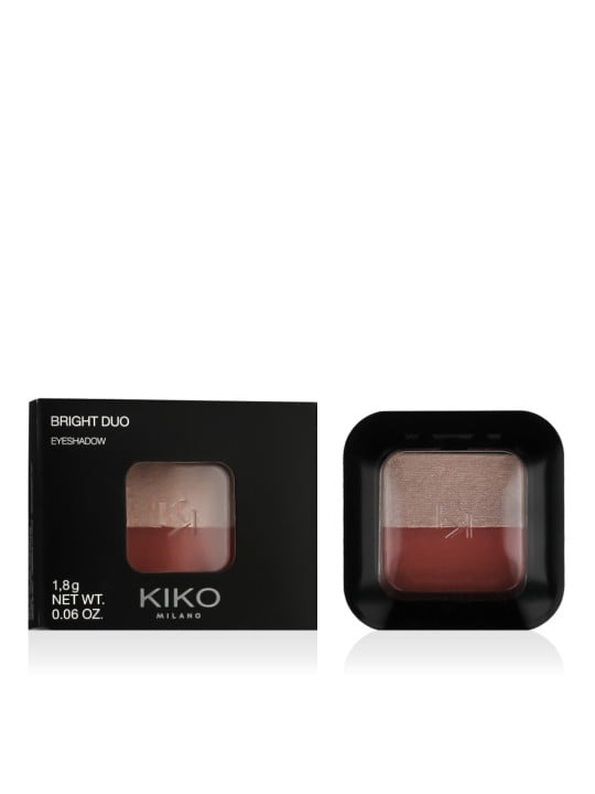 KIKO MILANO Bright Duo ombretto (07 leggero Rose/Rosy Peach) 1,8 g