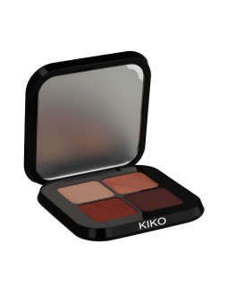 KIKO MILANO Bright Quartet palette ombretti (03 Burgundy Variations) 3,5 g
