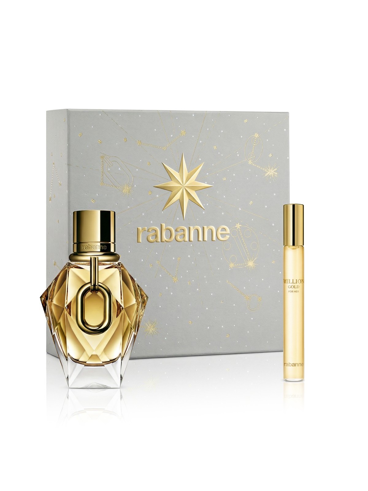 Paco Rabanne Million Gold For Her EDP 50ml + EDP MINI 10ml donna