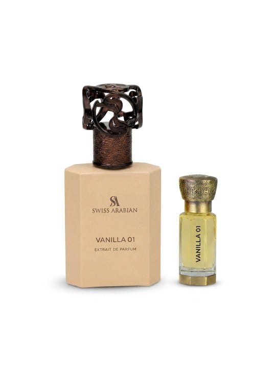 Swiss Arabian Vanilla 01 Extrait de Parfum 50ml + Perfumed Oil 12ml donna