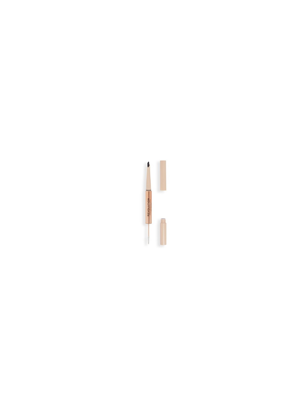 Makeup Revolution Fluffy duo - matita na sopracciglia donna Dark Brown