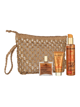 Nuxe Sun Glow Set Tanning Oil SPF30 150ml Glow Sun-Kissed Fluid SPF30 40ml Huile Prodigieuse Multi-Purpose Dry Oil 50ml 105ml