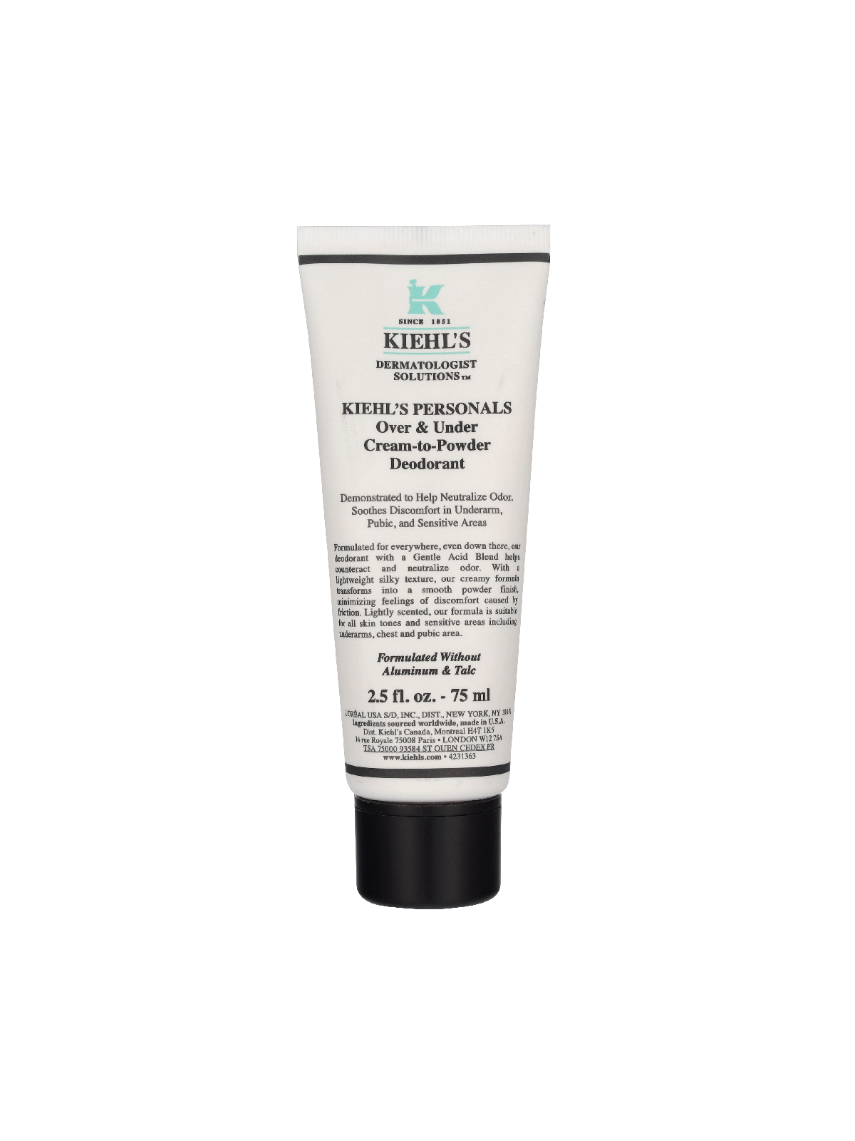 Kiehl's Over & Under Cream-To-Powder Deodorant 50ml