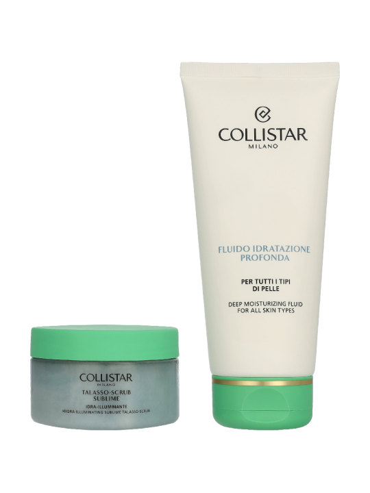 Collistar Spring Giftset Fluido Idratazione Profonda 100ml Talasso-Scrub Sublime Idra-Illuminante 150g 70piece