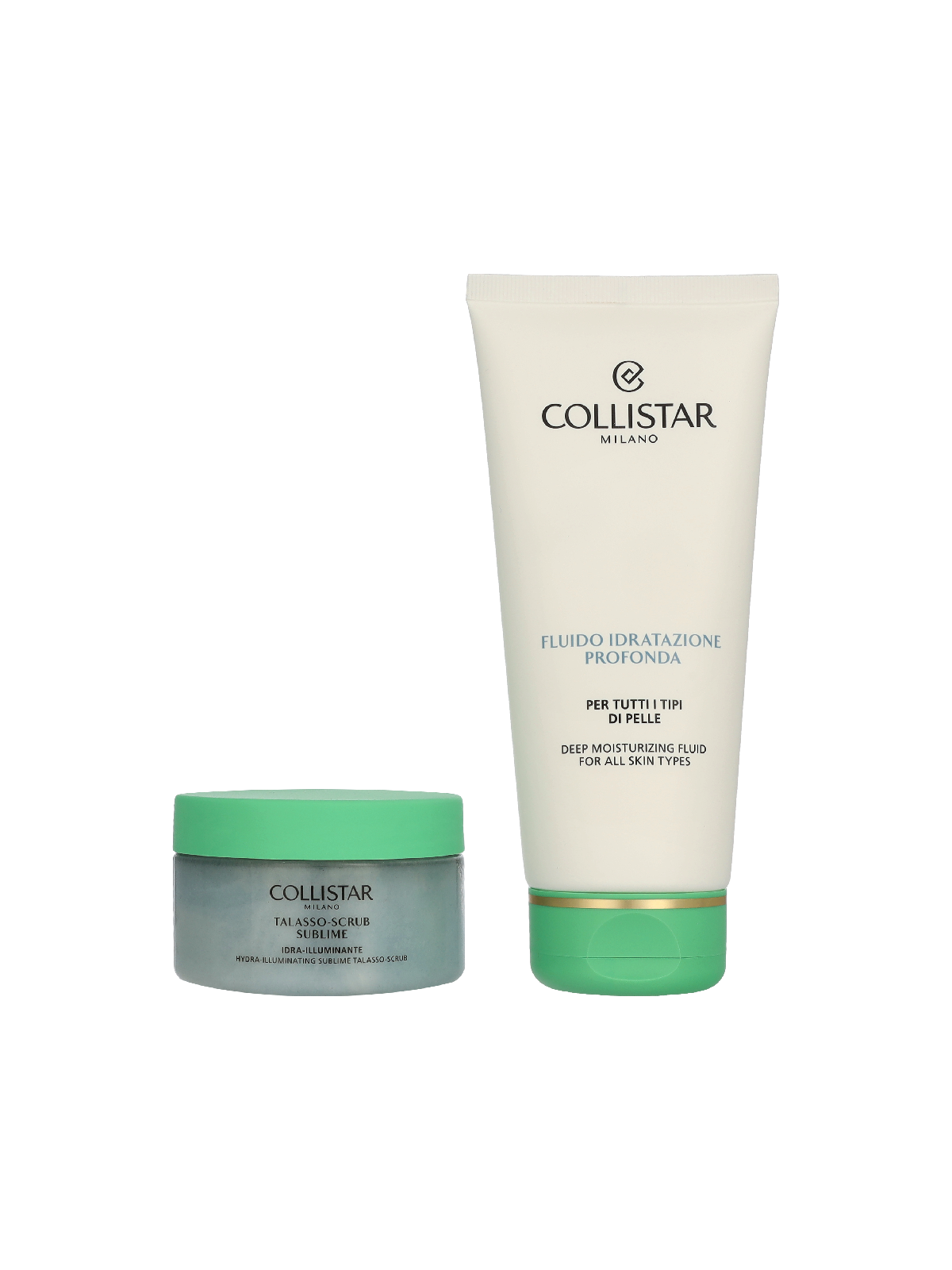 Collistar Spring Giftset Fluido Idratazione Profonda 100ml Talasso-Scrub Sublime Idra-Illuminante 150g 70piece