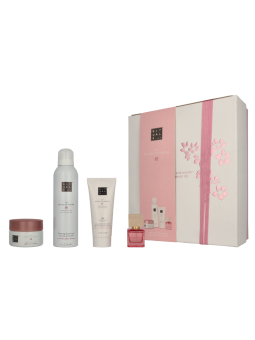 Rituals Sakura Medium Giftset Body Cream 100ml Body Scrub 125g Foaming Shower Gel  200ml Travel - Rêve de Hanami 15ml 565ml