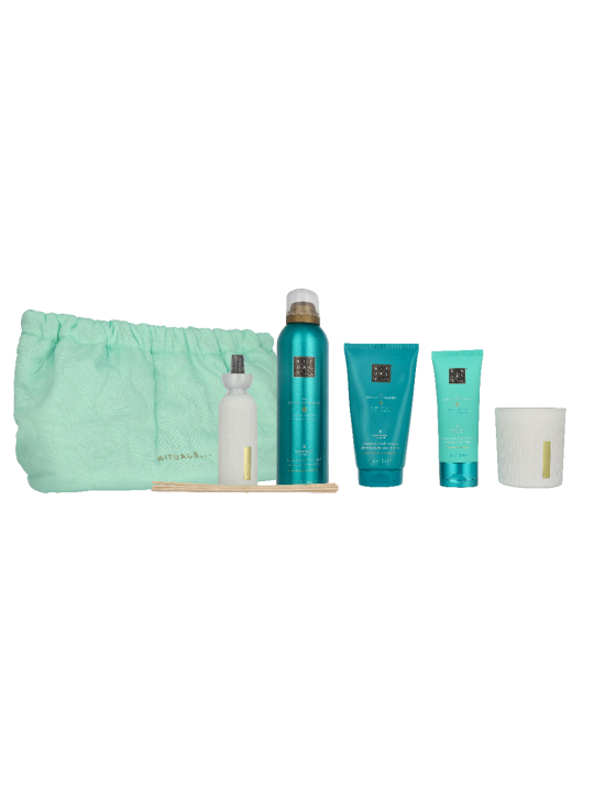 Rituals Karma Giftset Scented Candle 140gr Body Cream 150ml Foaming Shower Gel 200ml Hand Lotion 70ml Mini Fragrance Sticks 70m