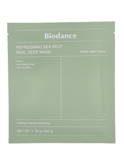 Biodance Refreshing Sea Kelp Real Deep Mask Pack 4x34gr 30ml