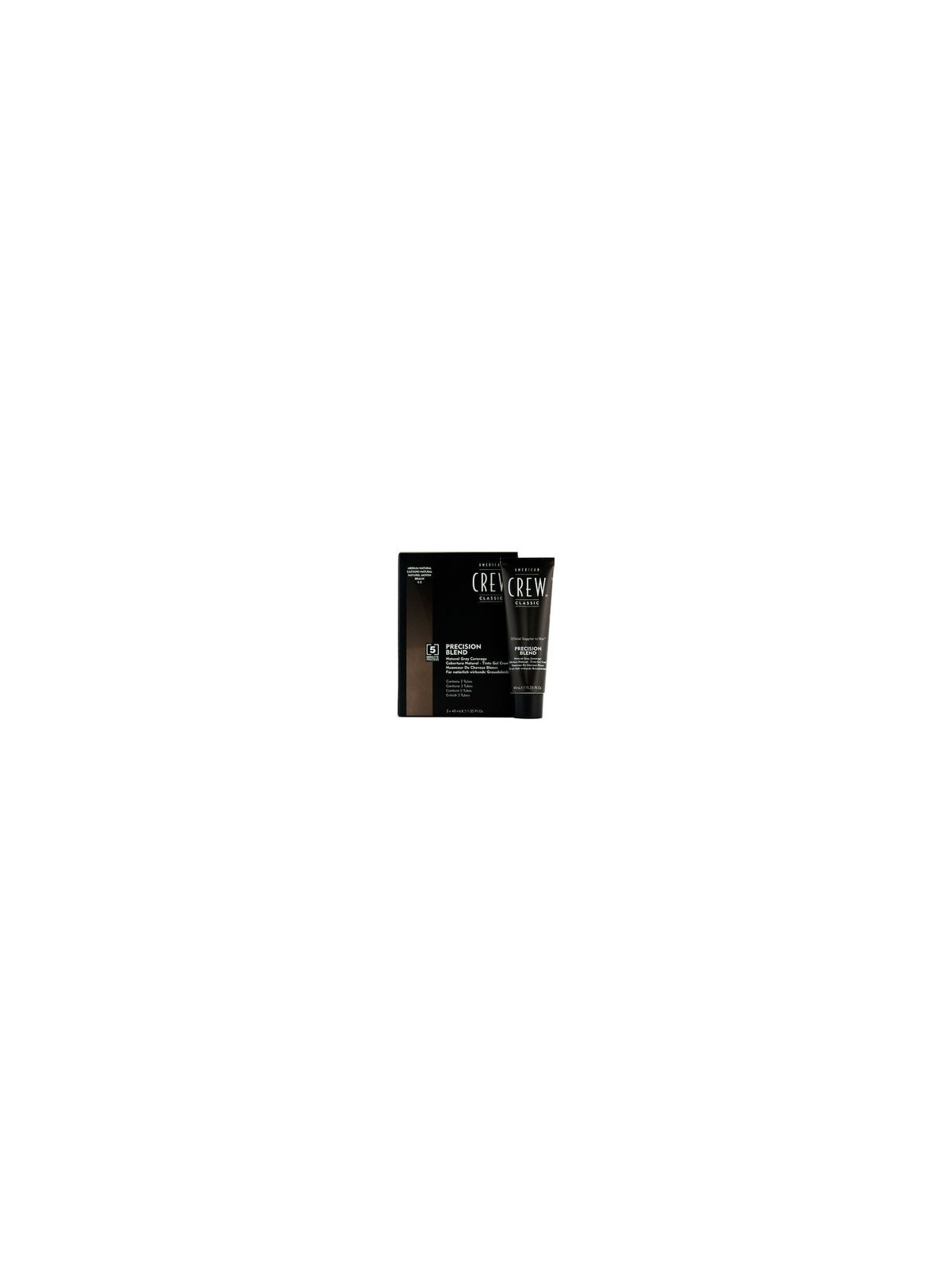 American Crew mix di precisione Naturalgray copertura - capelli tonificanti mousse forgray capelli 3 x 40ml uomo Light Blond 7-8