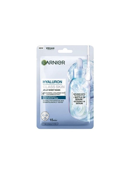 Garnier ialurone PELLE DI VETRO gelatina maschera in tessuto - Textilní maschera 27.0g donna